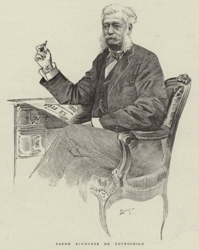 Baron Alphonse de Rothschild (gravyr) av English School