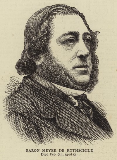 Baron Mayer de Rothschild (gravyr) av English School