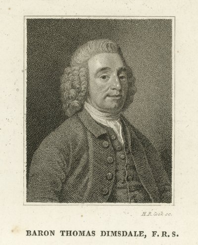 Baron Thomas Dimsdale (gravyr) av English School