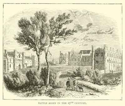 Battle Abbey på 1600-talet av English School