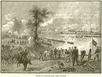 Slaget vid Malvern Hill (Lees Attack) av English School