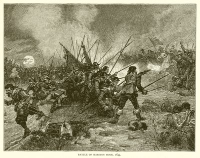 Slaget vid Marston Moor, 1644 av English School