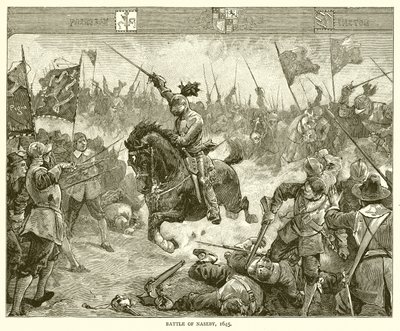 Slaget vid Naseby, 1645 av English School