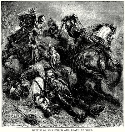 Slaget vid Wakefield och Death of York av English School