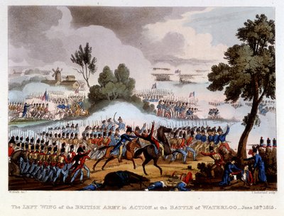 Slaget vid Waterloo, 18 juni av English School