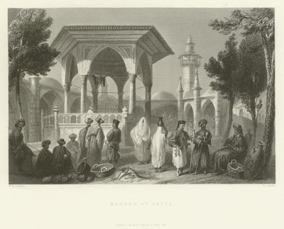 Basaren i Jaffa, 1837 av English School