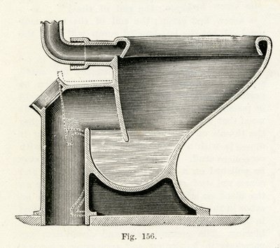 Baziers Patent Direct-Action Closet, 1870 av English School