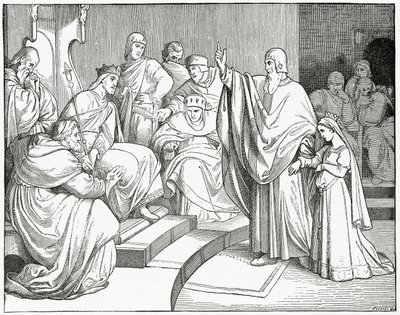 Beatrice ledde in på dieten för sin trolovning, 1882 av English School