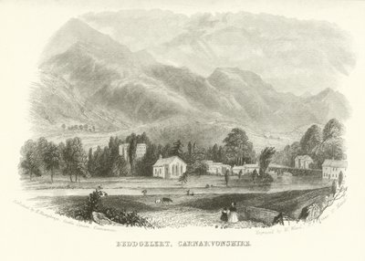 Beddgelert, Carnarvonshire, Wales av English School