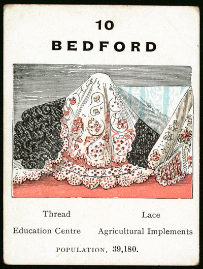Bedford (färg litho) av English School