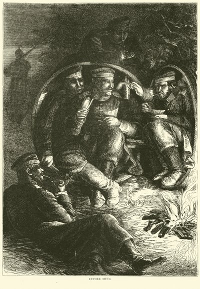 Före Metz, oktober 1870 av English School