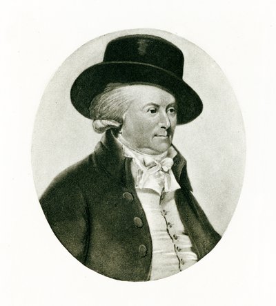 Benjamin White (wc & gouache på elfenben)) av English School