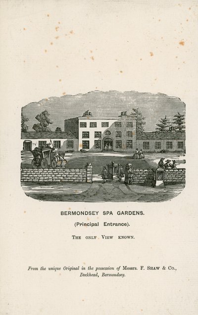 Bermondsey Spa Gardens av English School