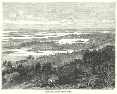 Bermuda, från Gibbs Hill (gravyr) av English School