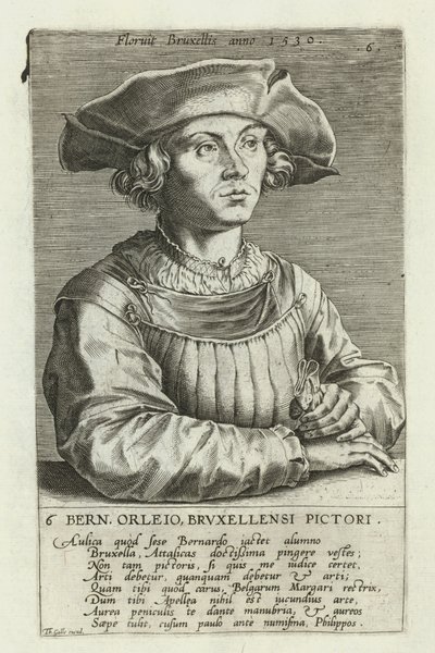 Bernard van Orley, konstnär i Bryssel av English School