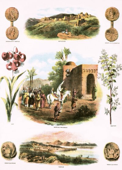 bibliska illustrationer av English School