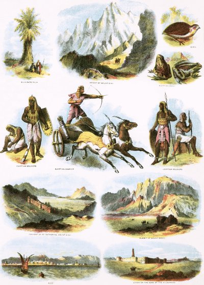 bibliska illustrationer av English School