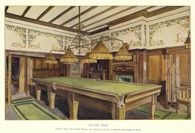 Billardzimmer von English School