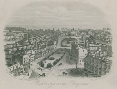 Fågelperspektiv av Brighton av English School