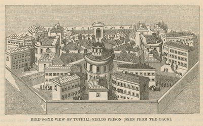 Fågelperspektiv av Tothill Fields Prison av English School