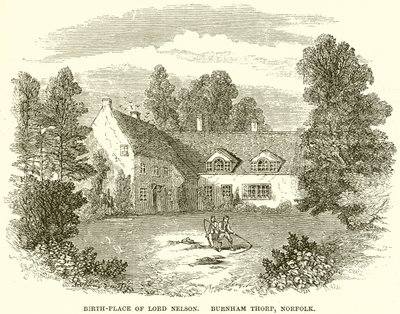 Lord Nelsons födelseplats. Burnham Thorp, Norfolk av English School