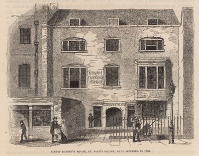 Bishop Burneys House, St Johns Square, Clerkenwell av English School