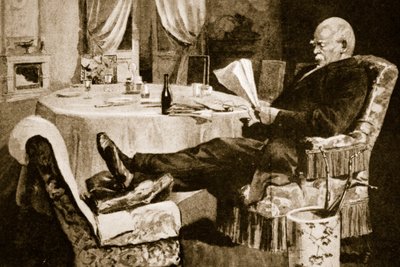 Bismarck har en kort paus från statens angelägenheter av English School