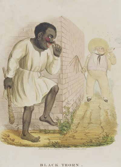 Svart tagg, 1836 av English School