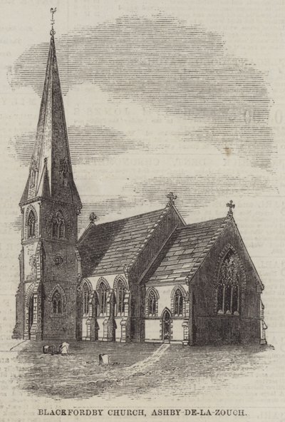 Blackfordby Church, Ashby-de-la-Zouch (gravyr) av English School