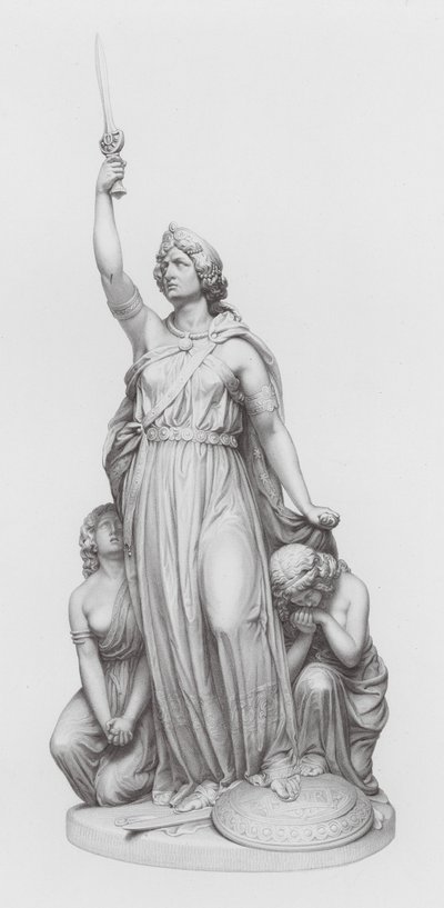 Boadicea (gravyr) av English School