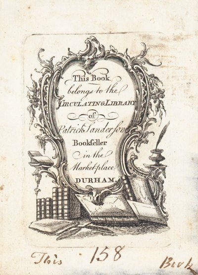 Boktallrik, Patrick Sanderson av English School