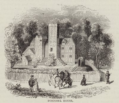 Boscobel House (gravyr) av English School