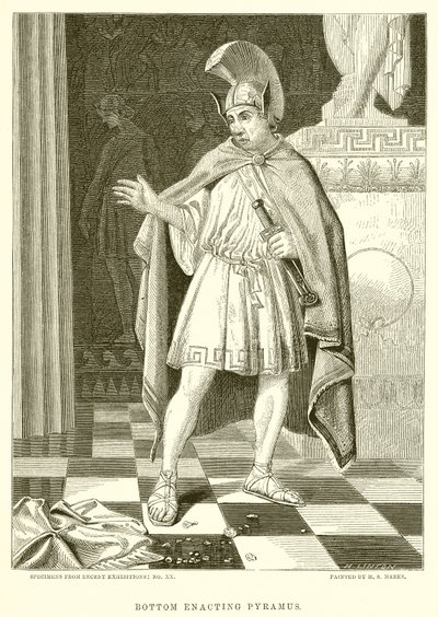 Bottom Enacting Pyramus av English School