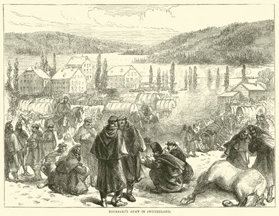 Bourbakis armé i Schweiz, februari 1871 av English School