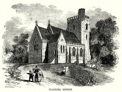 Branksea Church (gravyr) av English School