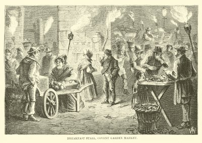 Frukoststånd, Covent Garden Market av English School