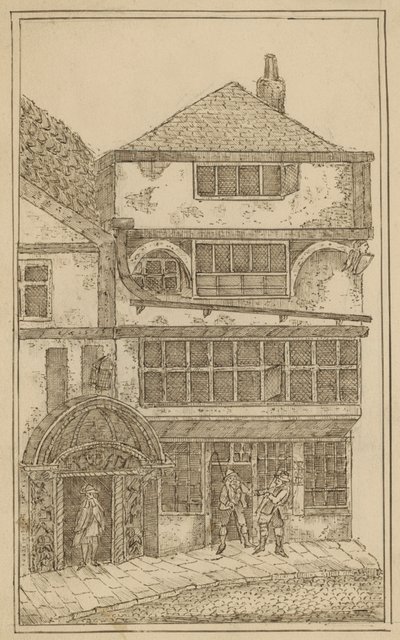 Bricklayers Hall, Leadenhall, nu judarnas synagoga, 1797 av English School
