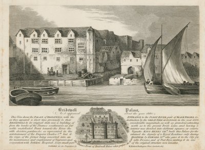 Bridewell Palace som det såg ut omkring år 1660 av English School