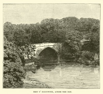 Brig o Balgownie, tvärs över Don av English School