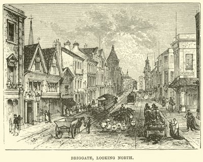 Briggate, tittar norrut av English School