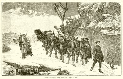 Föra hem Karl XII:s kropp av English School