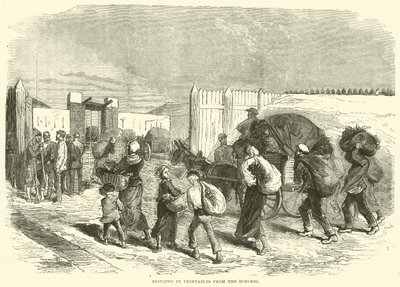 Införa grönsaker från förorten, oktober 1870 av English School