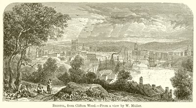 Bristol, från Clifton Wood av English School