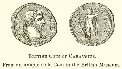 Brittiskt mynt av Carausius av English School