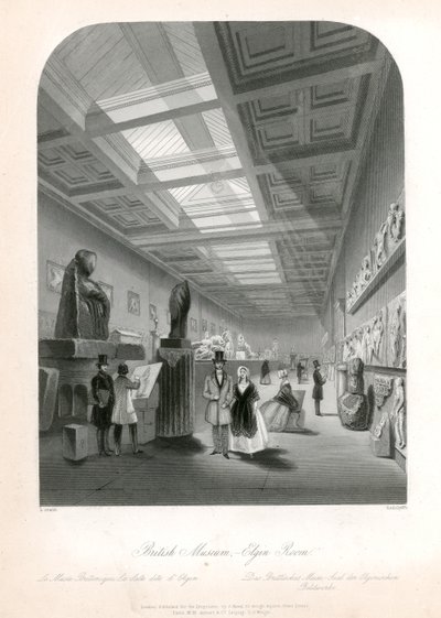 British Museum - Elgin Room av English School
