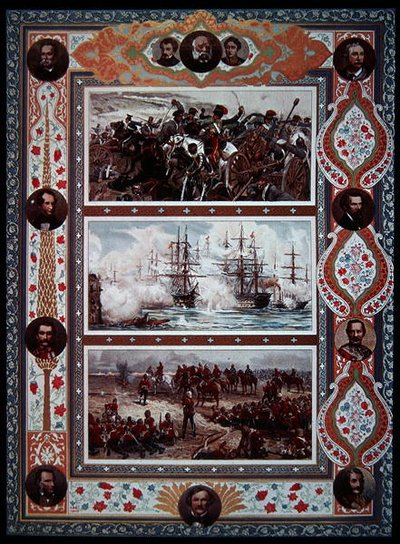 British Victories, Land & Sea (Boer War, Crimea, etc), framsidan av Illustrated London News av English School