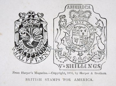 Brittiska frimärken för Amerika av English School