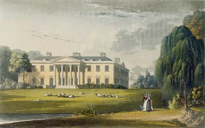 Broadlands, från Ackermanns Repository of Arts, 1825 av English School