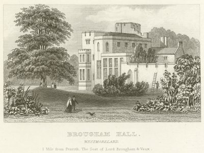 Brougham Hall, Westmoreland (gravyr) av English School
