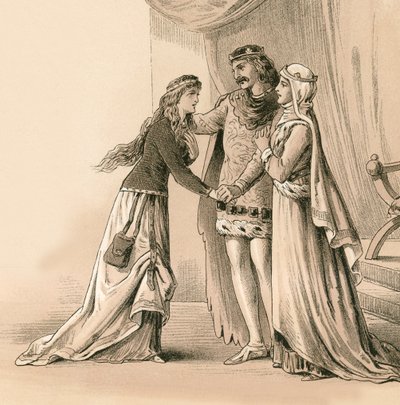 Bruces fru och dotter återlämnas till honom efter Bannockburn av English School